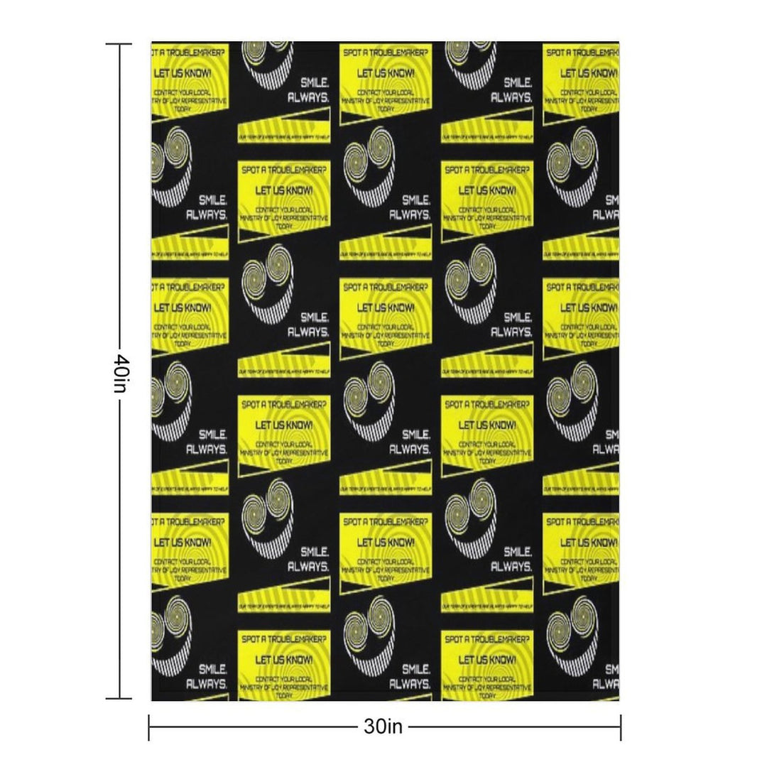 Spot A Troublemaker Versatility Throw Blanket