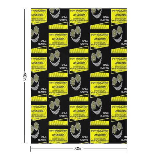 Spot A Troublemaker Versatility Throw Blanket