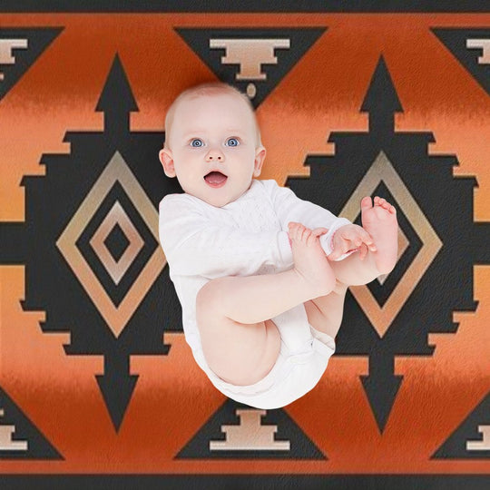 Canyon  Navajo Rust Premium Throw Blanket