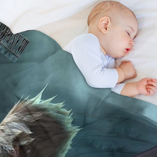 Cloud Final Fantasy VII Remake Lightweight Throw Blanket