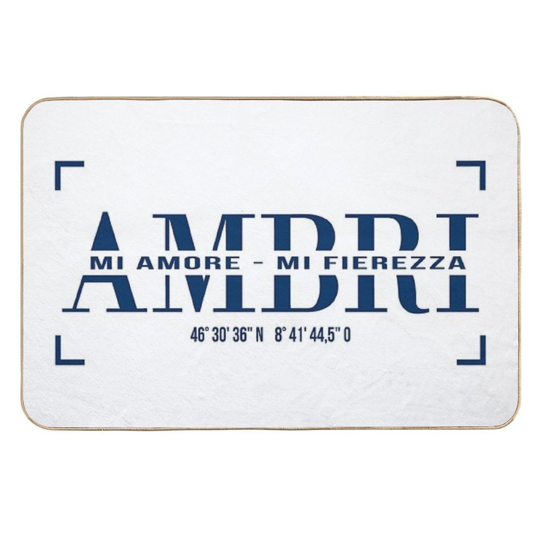 Ambri HCAP Hockey  Fade-Resistant Bath Mat