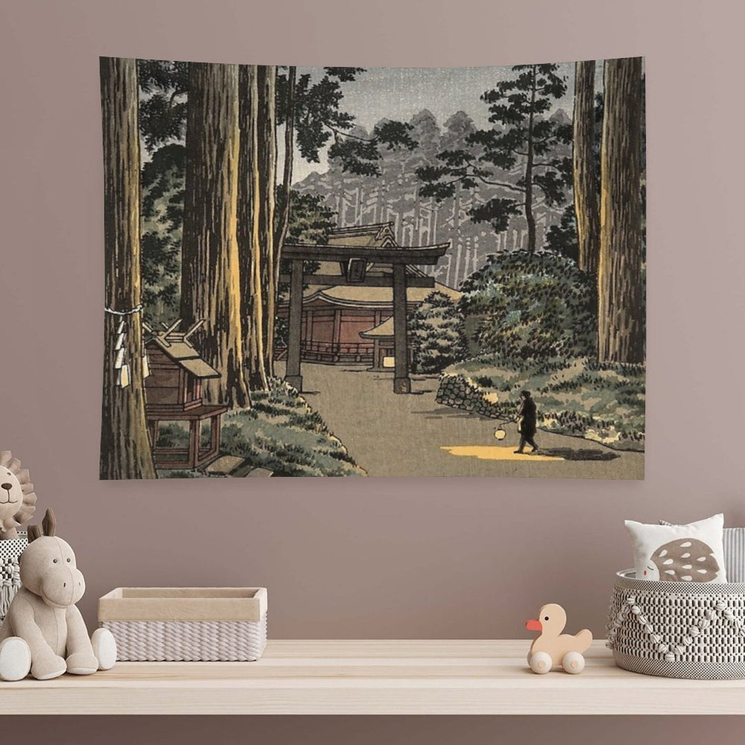 Tsuchiya Koitsu - Futarasan, Nikko, Mountain Temple Tapestry