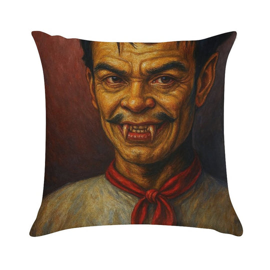 Cantinflas Vampiro Soft Washable Throw Pillow