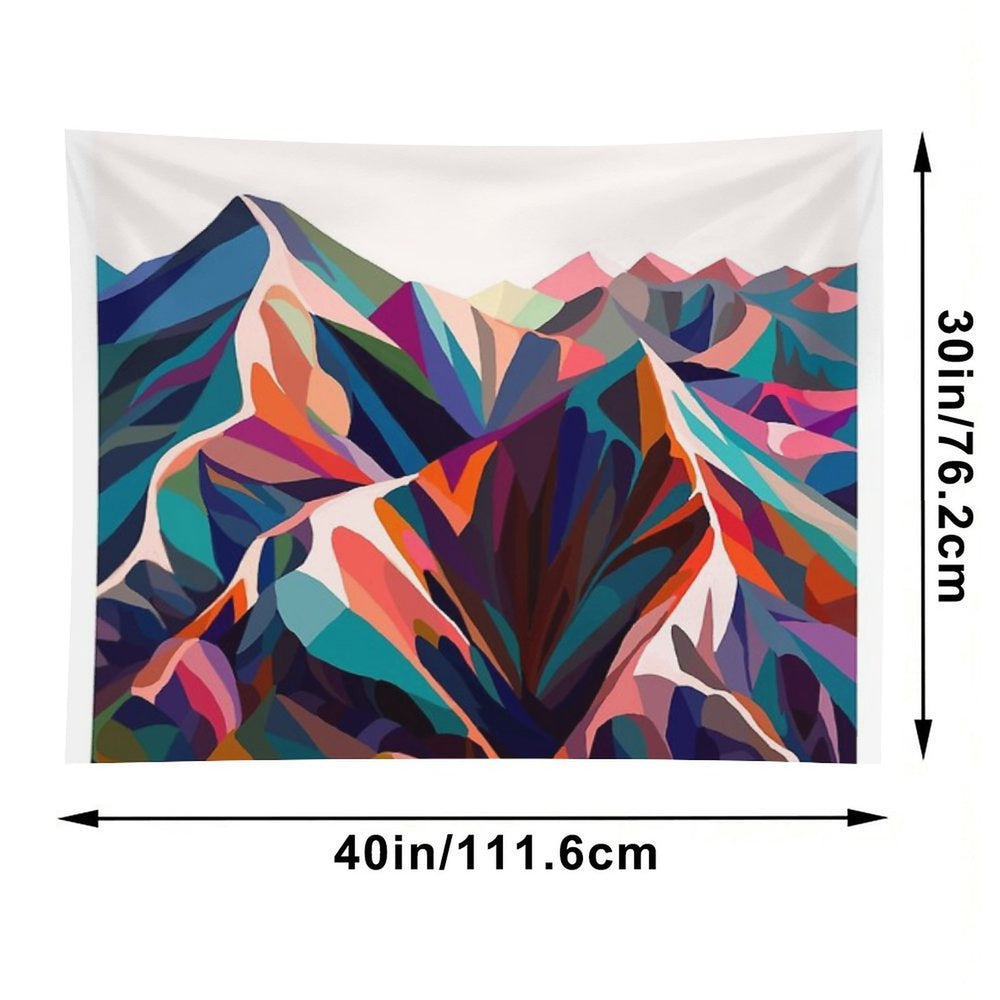 Mountains. Sunset Warm Tapestry