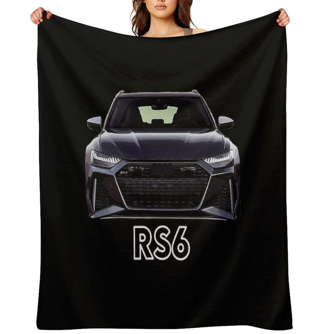 2020 Audi RS6 Shrink-resistant Throw Blanket