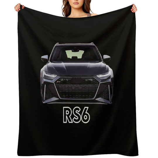 2020 Audi RS6 Shrink-resistant Throw Blanket
