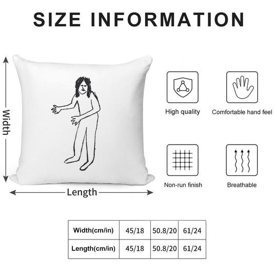 THE JERSEY DEVIL - X FILES FOX MULDER Dana Scully Soft Anti-Pilling Throw Pillow