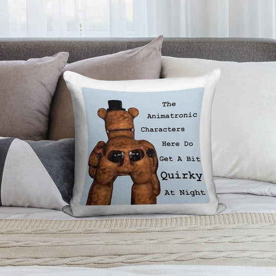 Quirky Animatronics Soft Durable Construction Throw Pillow