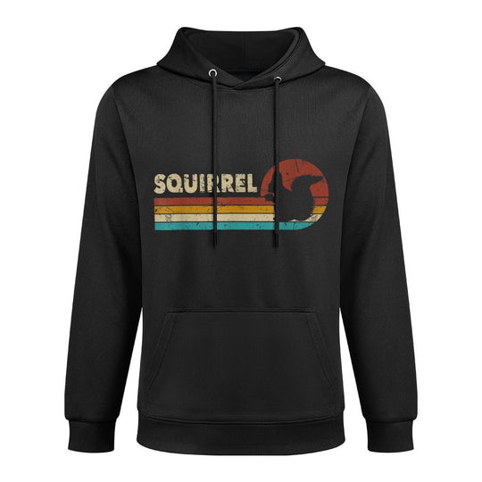 Squirrel Vintage Men Women Kids Boys Girls Funny Retro Layering Staple Hoodie