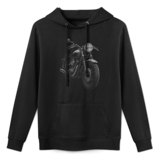 Motorcycle Graphic Mens Biker All-Day Comfort Hoodie