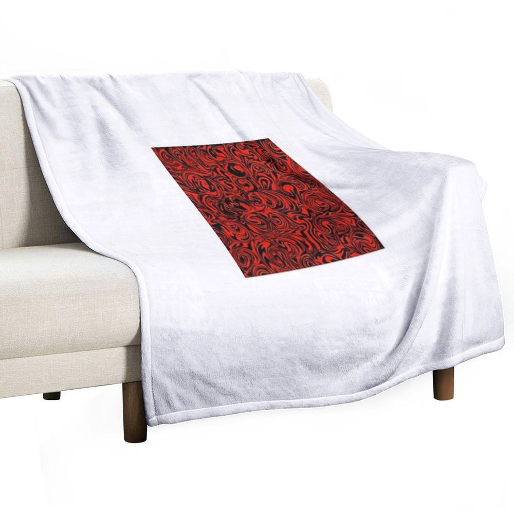 Abstract Pattern Velvety-soft Throw Blanket