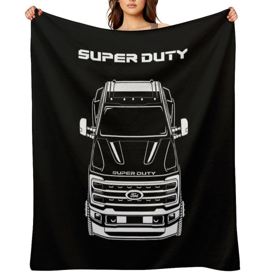 F350 Super Duty 2023-2024 Anti-pilling Throw Blanket