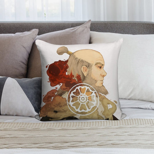 Iroh Soft Fade-Resistant Throw Pillow
