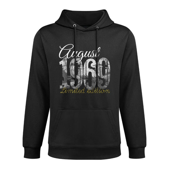 August 1969 - 50 Year Old 1969 50th Birthday Gift Customizable Surface Hoodie
