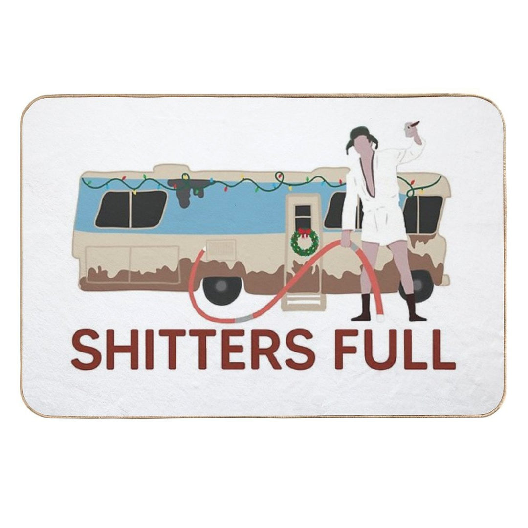 Merry Chistmas Vacation Cousin Eddie  Anti-Trip Bath Mat