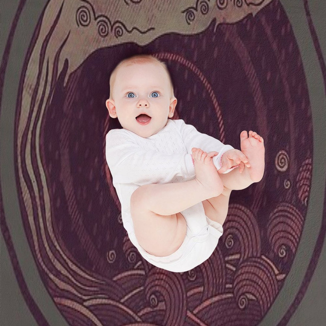 Dark Waters Travel-friendly Throw Blanket