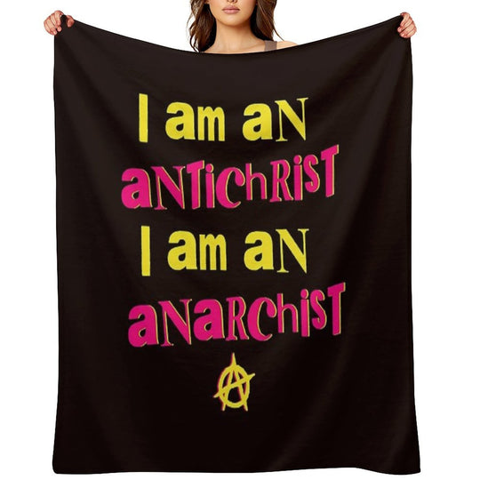 Sex Pistols - Anarchist Antichrist Punk Rock Music Lightweight Throw Blanket