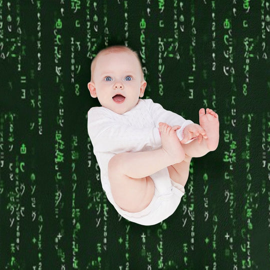 The Matrix Code (transparent) Shrink-resistant Throw Blanket