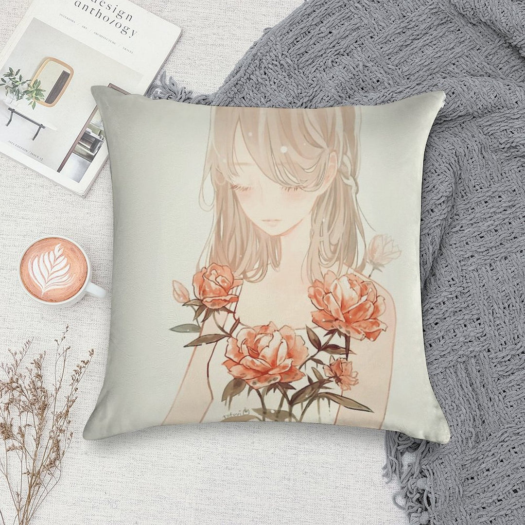 Stem. Soft Anti-Pilling Throw Pillow