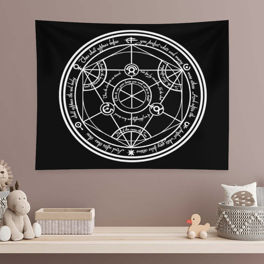 Human Transmutation Circle Tapestry