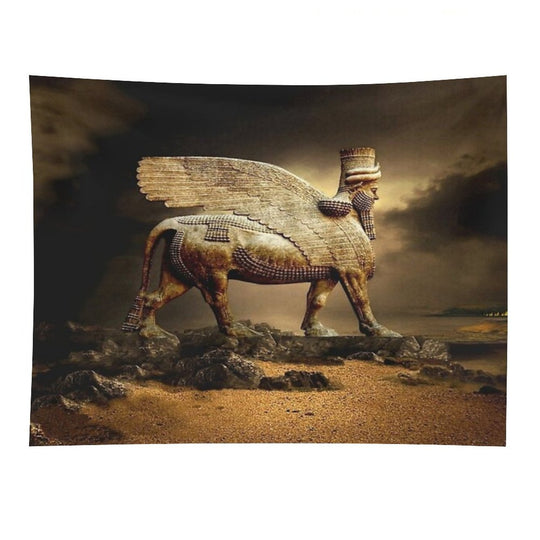ASSYRIAN LAMASSU CLASSIC Tapestry