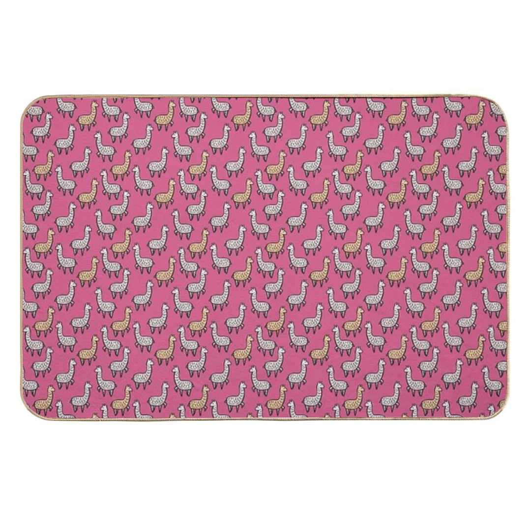 Me Llamo Llama Durable Bath Mat
