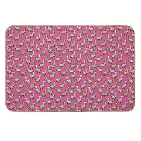 Me Llamo Llama Durable Bath Mat