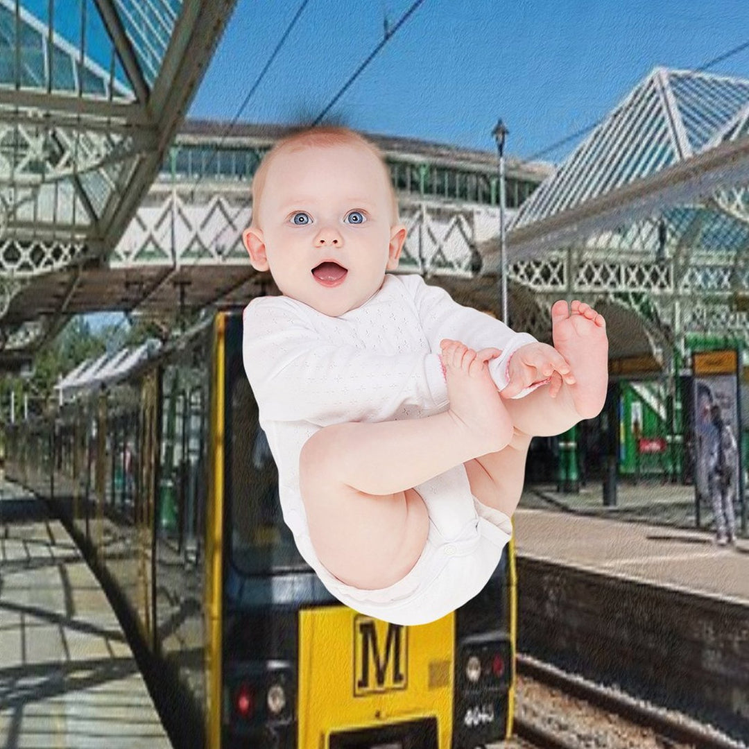 Tynemouth Metro Train Multi-functional Throw Blanket