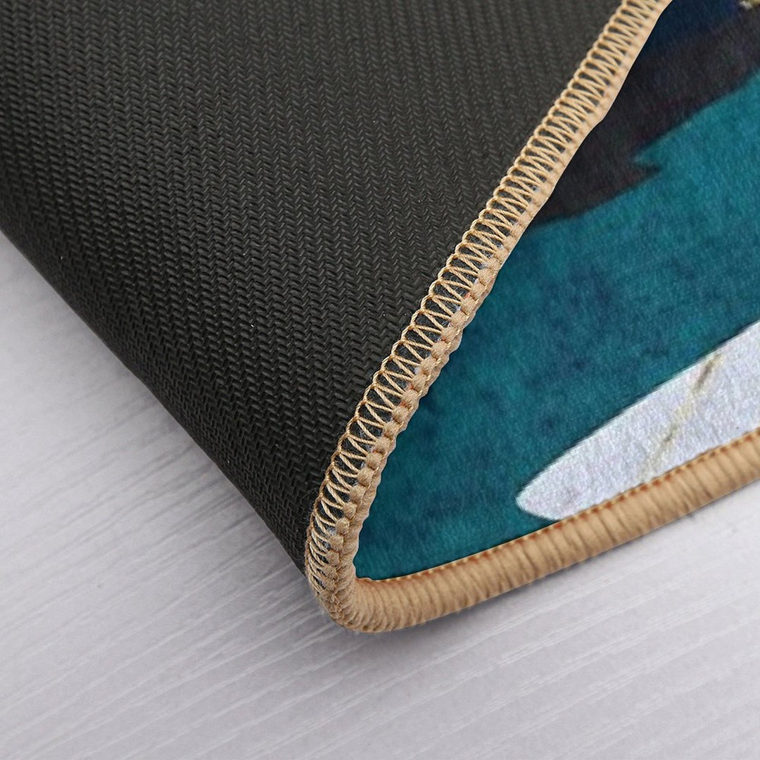 Winter River  Repositionable Bath Mat