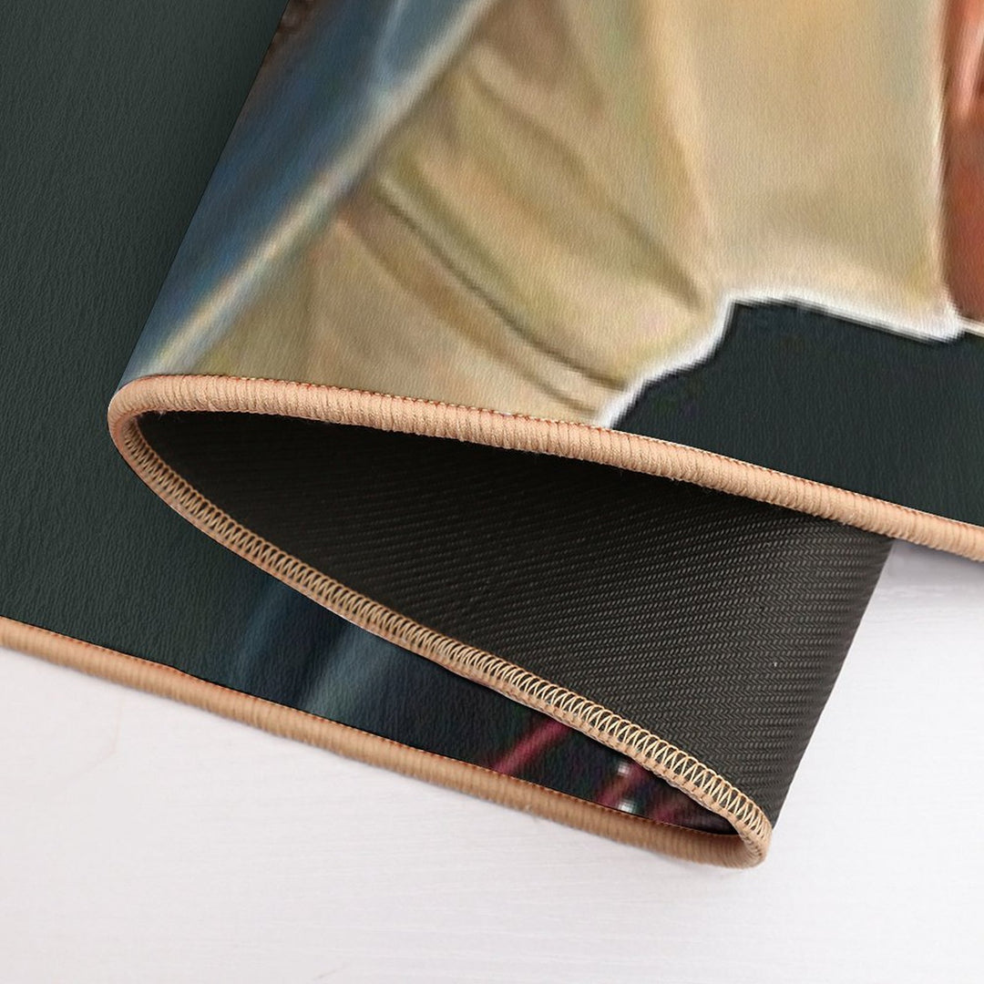 Claes Bang Dracula Painting  Dirt-Trapping Bath Mat