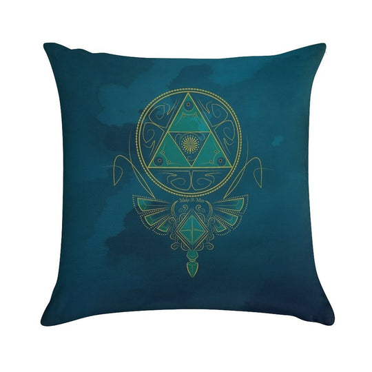 ~Blue Wisdom~ Soft Anti-Pilling Throw Pillow
