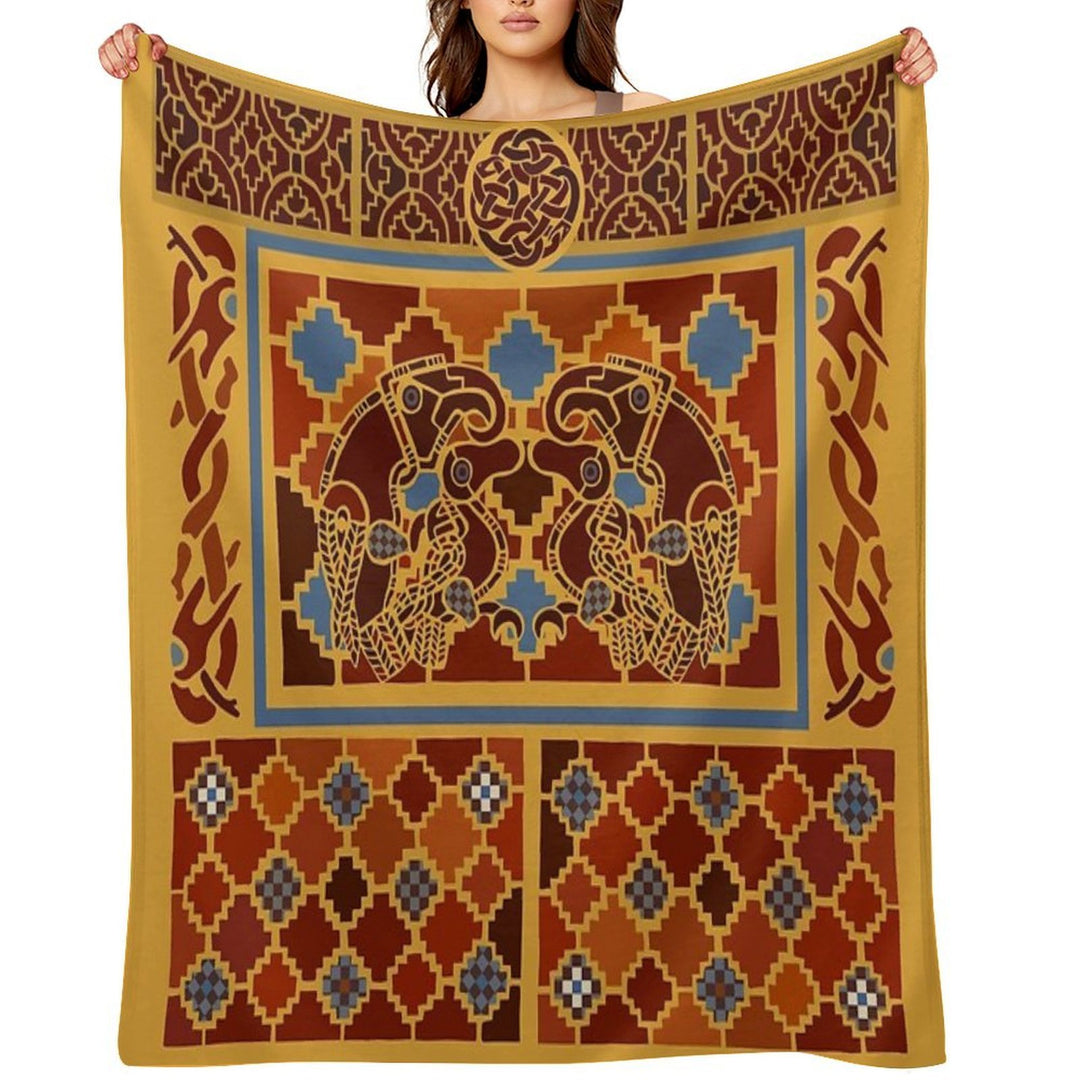 Imagining Sutton Hoo The Eagles Plush Throw Blanket