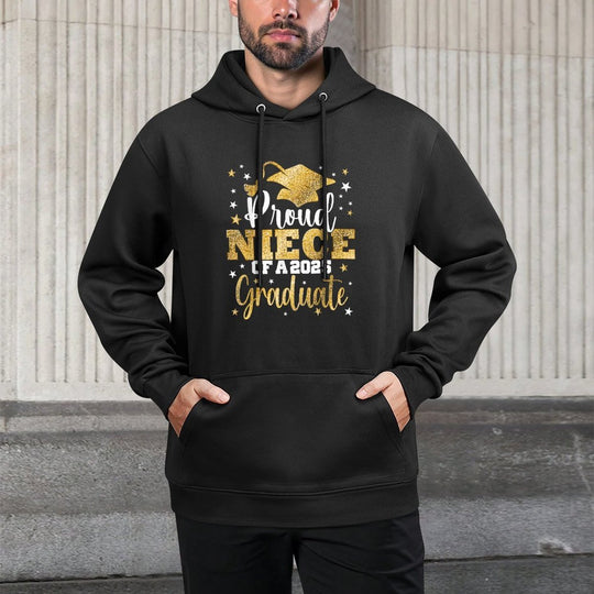 Proud Niece Of A Class of 2025 Graduate Senior Graduation Unisex Design Hoodie
