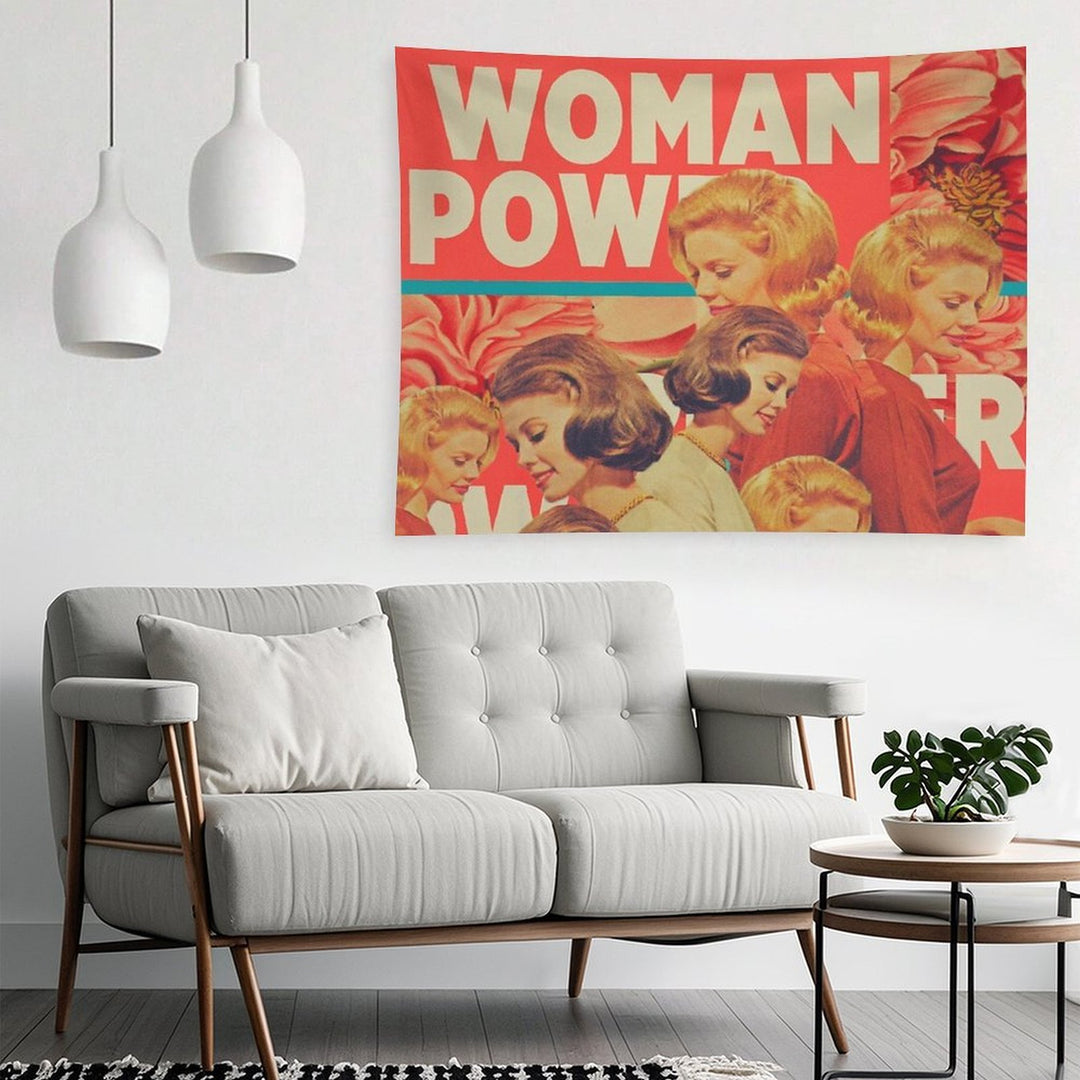 Woman Power Tapestry