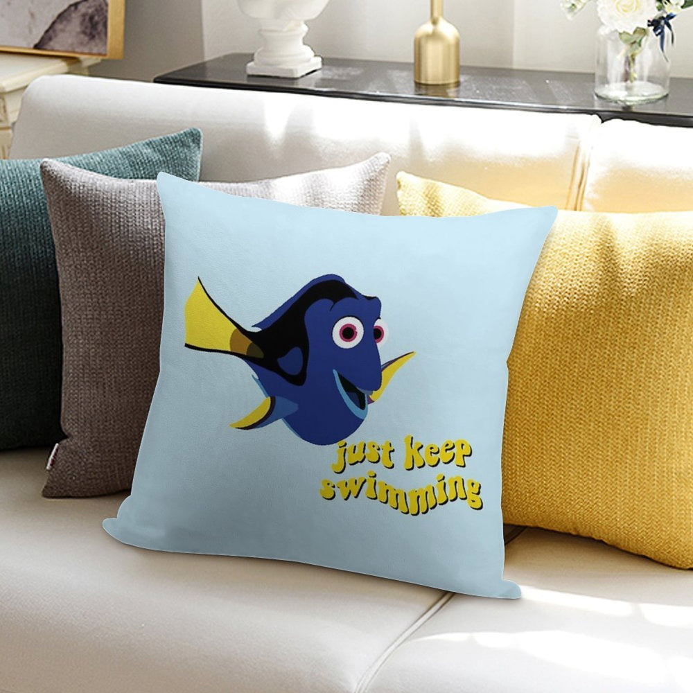 Dory Just Keep Swimming Soft Gift Ready Throw Pillow