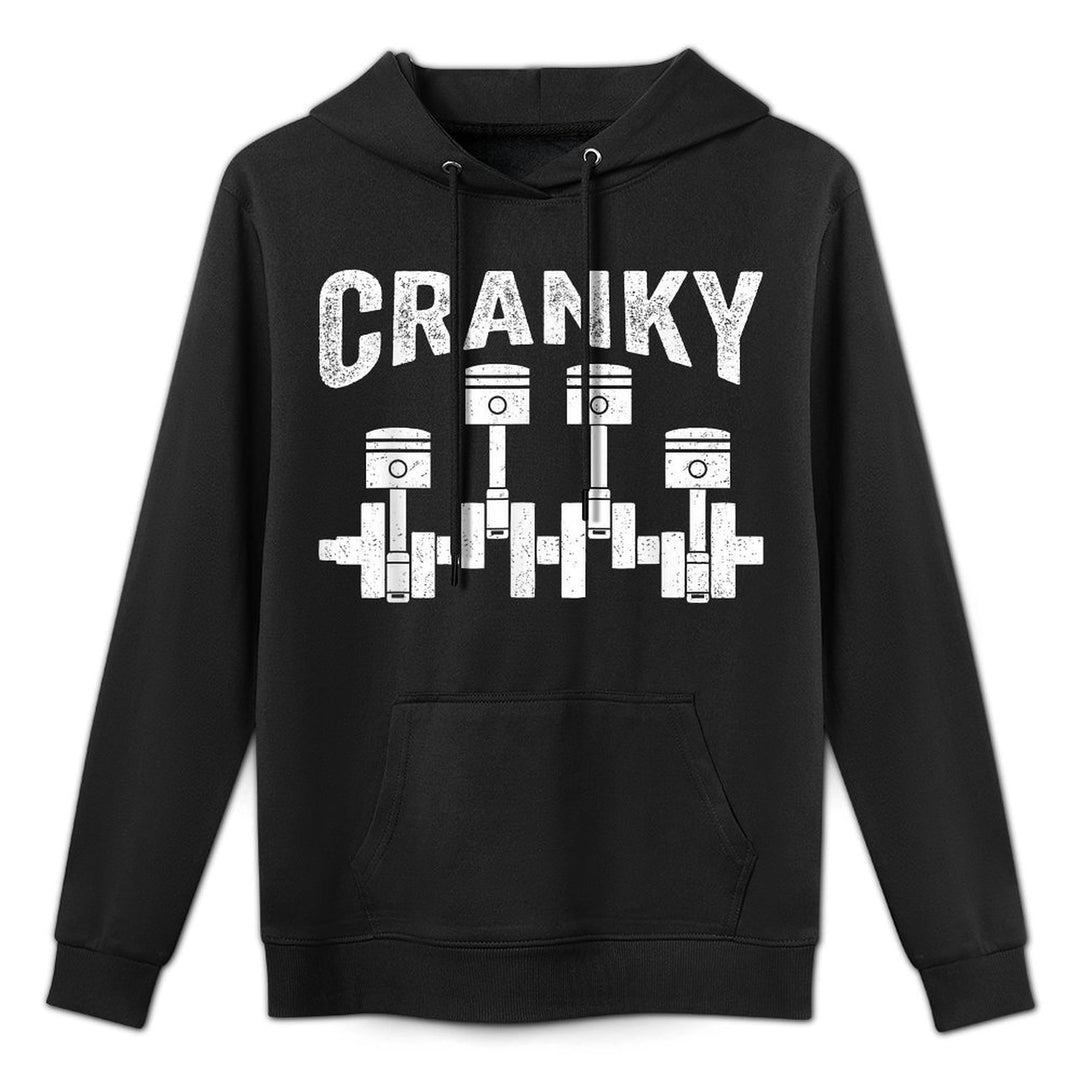 Cranky Car Engine Crankshaft Cars Lover Mechanics Father Day Moisture-Wicking Hoodie