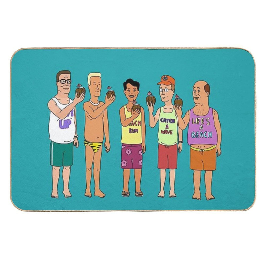 King of The Hill Pool  Non-Slip Bath Mat