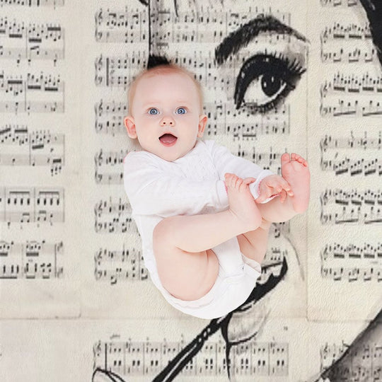 Audrey Hepburn Durable Throw Blanket