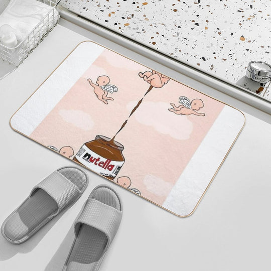Nutella Angels  Absorbent Bath Mat