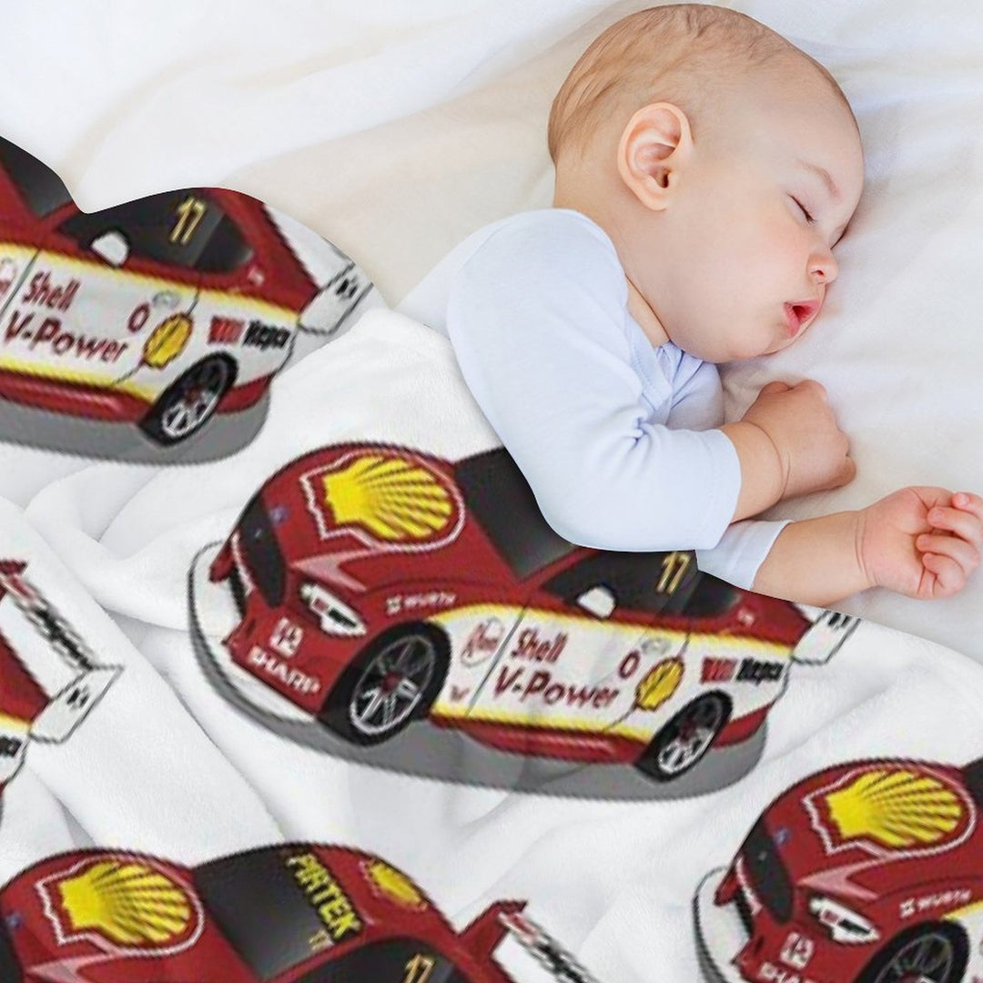 Scott McLaughlin 17 Ford Mustang 2019 Sustainable Throw Blanket