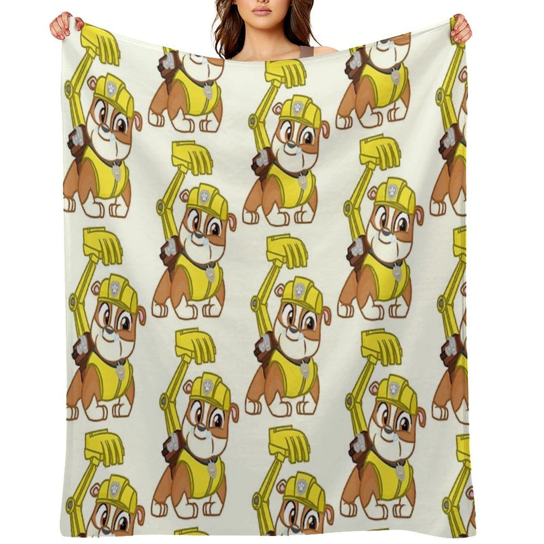 PAW Patrol Rubble Shrink-resistant Throw Blanket