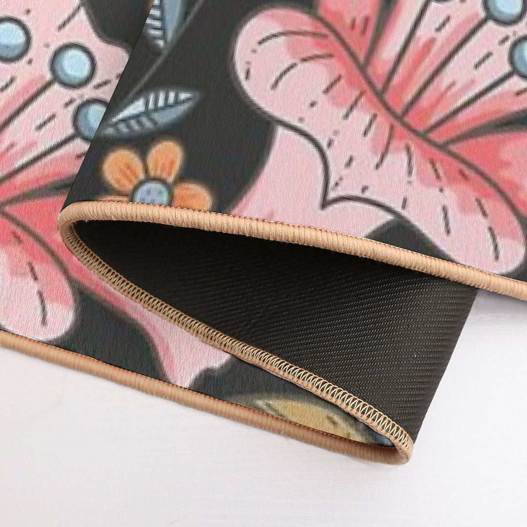 Vintage Garden Bush  Multi-Purpose Bath Mat