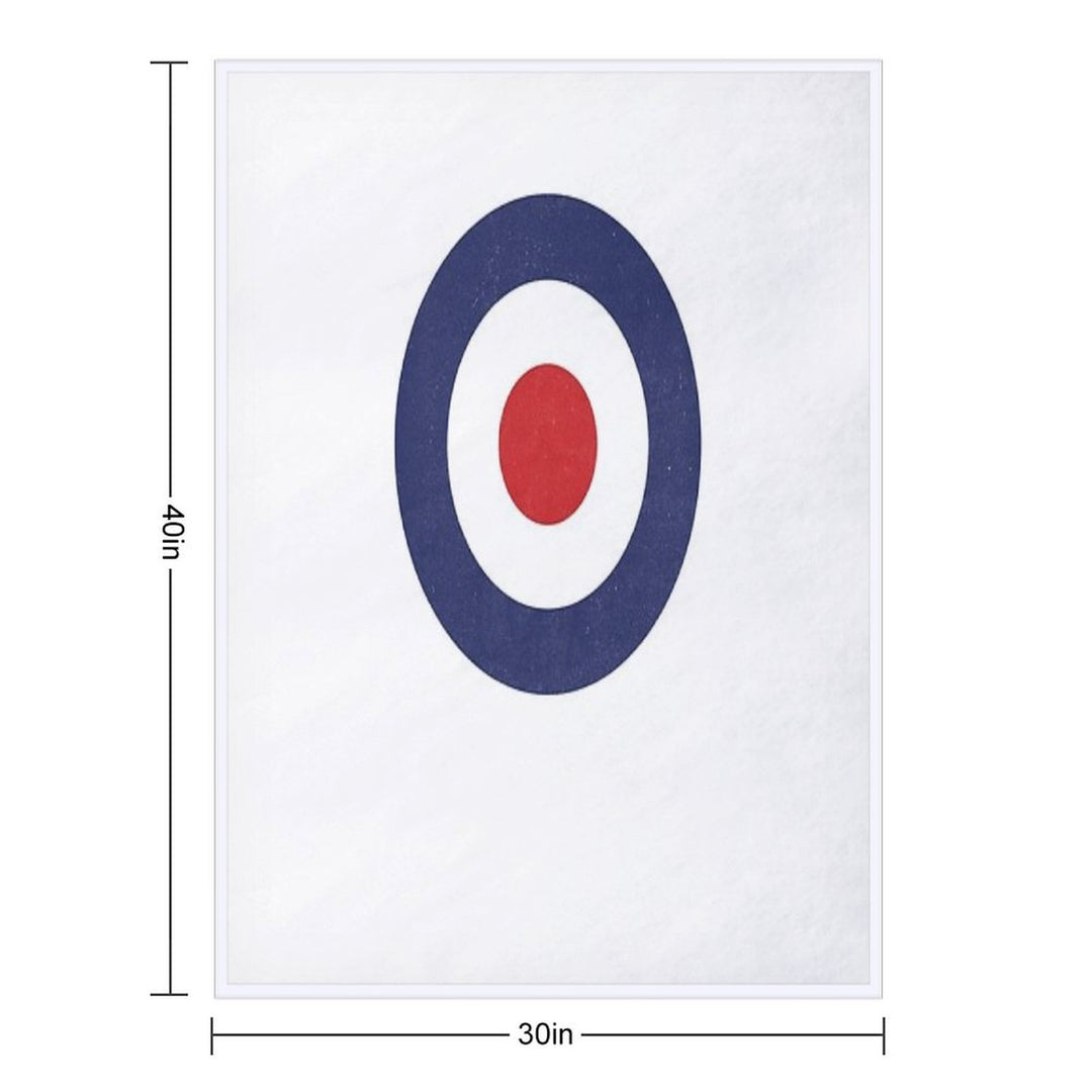 Mod 60s Pop Art Target Lightweight Throw Blanket