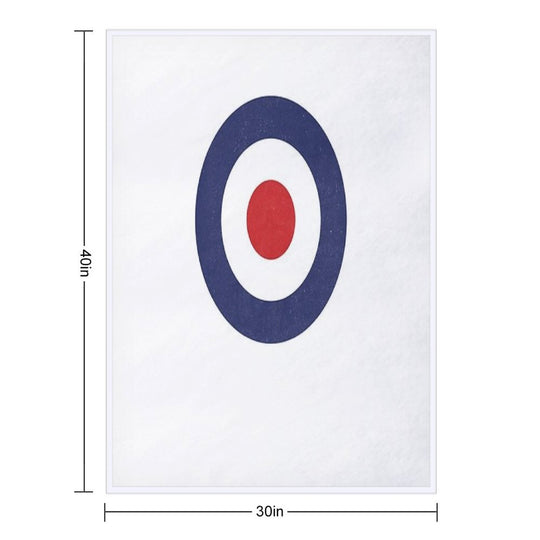 Mod 60s Pop Art Target Lightweight Throw Blanket