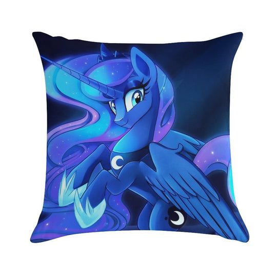 Princess Luna Soft Reinforced Edging Throw Pillow