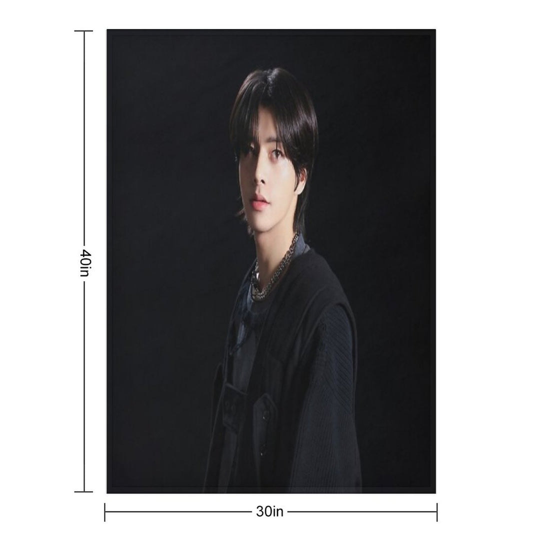 Jake Sim Enhypen Lightweight Throw Blanket