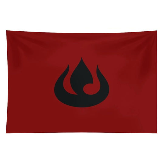 Fire Nation Banner Tapestry