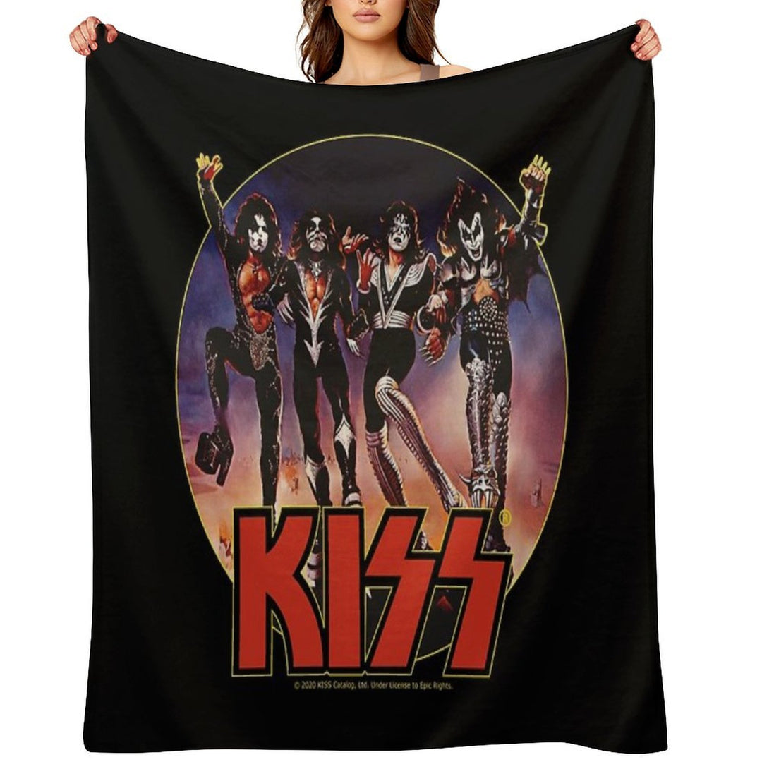 KISS Band Members Comfort Throw Blanket