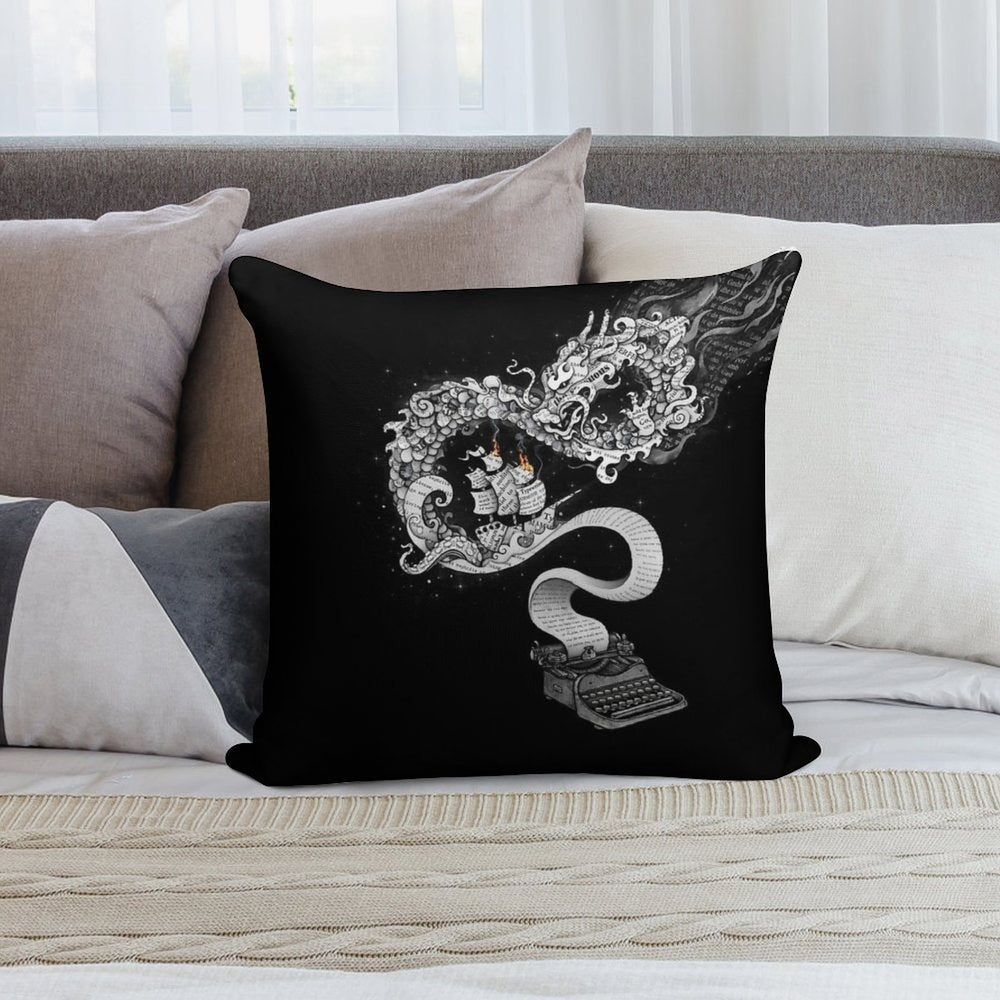 Unleashed Imagination Soft High-Density Material Throw Pillow