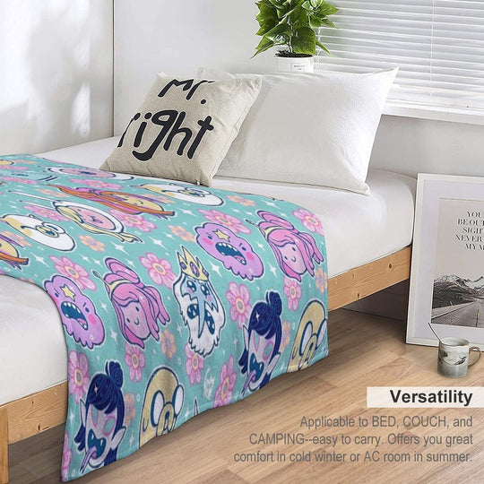 Adventure Time Friends 1 - REMASTERED - Versatility Throw Blanket